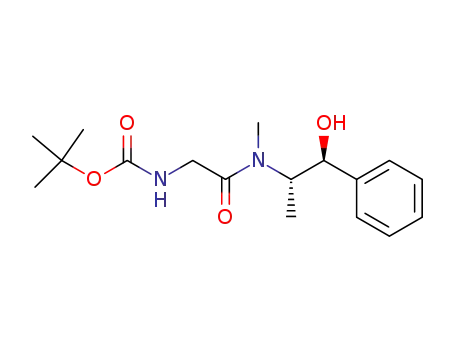{[((1S,2S)-2-Hydroxy-1-methyl-2-phenyl-ethyl)-methyl-carbamoyl]-methyl}-carbamic acid tert-butyl ester