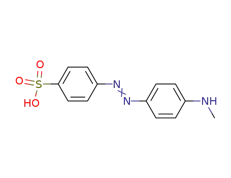 Molecular Structure of 5713-92-8 (4-(4-methylamino-phenylazo)-benzenesulfonic acid)