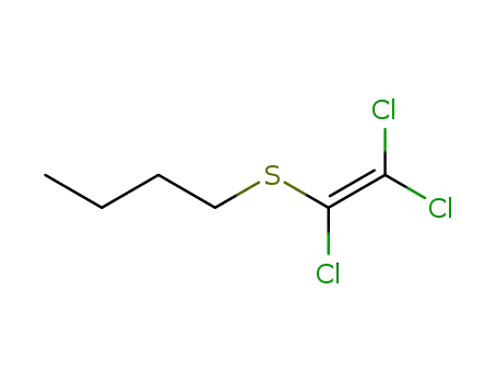 Molecular Structure of 51757-79-0 (Butane, 1-[(trichloroethenyl)thio]-)