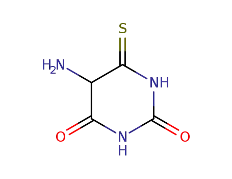Molecular Structure of 34771-17-0 (5-Amino-6-thioxodihydropyrimidine-2,4(1H,3H)-dione)