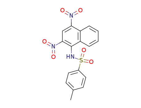 Benzenesulfonamide,N-(2,4-dinitro-1-naphthalenyl)-4-methyl- cas  52077-96-0