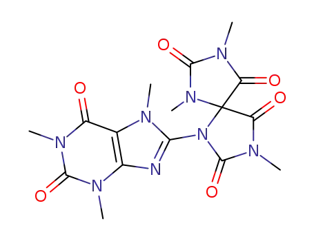 8-<2,4,7,9-tetraoxo-3,6,8-trimethyl-1,3,6,8-tetraazaspiro (4-4) nonane-1-yl>-caffeine