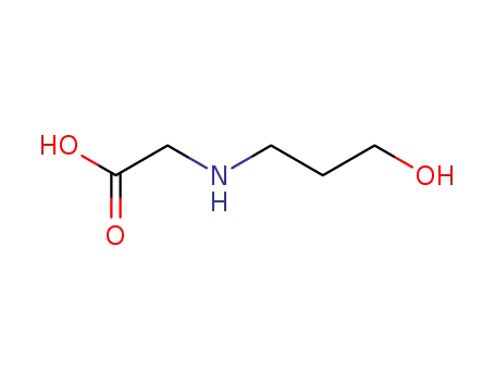 Molecular Structure of 100747-20-4 (Glycine, N-(3-hydroxypropyl)-)