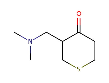 4H-Thiopyran-4-one, 3-[(dimethylamino)methyl]tetrahydro-
