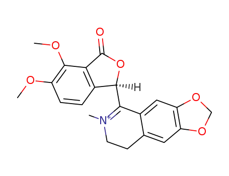 5-((R)-4,5-Dimethoxy-3-oxo-1,3-dihydro-isobenzofuran-1-yl)-6-methyl-7,8-dihydro-[1,3]dioxolo[4,5-g]isoquinolin-6-ium