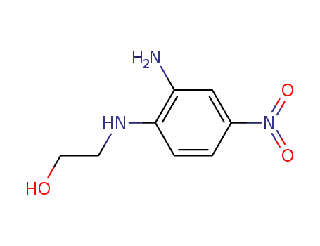 Molecular Structure of 56932-44-6 (2-Amino-4-nitro-N-(2-hydroxyethyl)aniline)