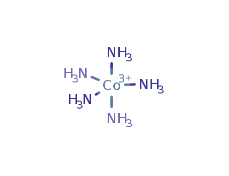 Molecular Structure of 44236-77-3 (cobalt-pentammine cation)