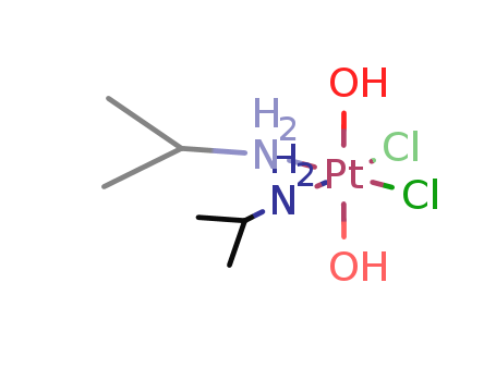 Platinum,dichlorodihydroxybis(2-propanamine)-, (OC-6-33)- cas  62928-11-4