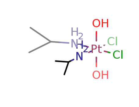 Molecular Structure of 62928-11-4 (dichlorodihydroxybis(isopropylamine)platinum)