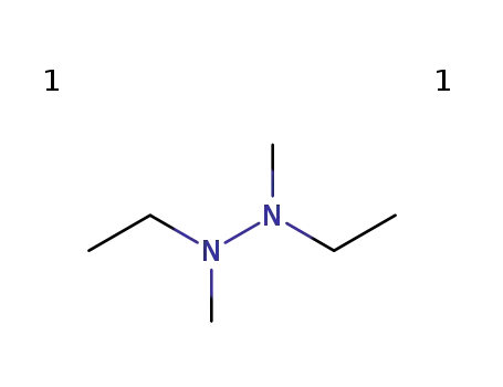 Molecular Structure of 60512-68-7 (Hydrazinium-1-yl, 1,2-diethyl-1,2-dimethyl-)