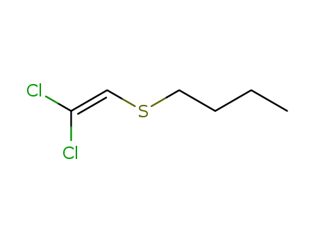 Molecular Structure of 19284-68-5 (Butane, 1-[(2,2-dichloroethenyl)thio]-)