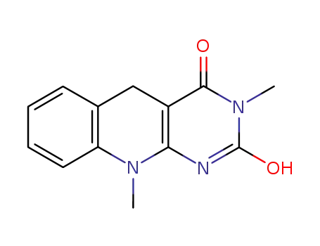 Pyrimido[4,5-b]quinoline-2,4(1H,3H)-dione,
5,10-dihydro-3,10-dimethyl-