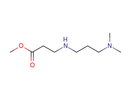 Molecular Structure of 90796-69-3 (3-(3-DIMETHYLAMINO-PROPYLAMINO)-PROPIONIC ACID METHYL ESTER)
