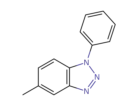 Molecular Structure of 38504-76-6 (5-methyl-1-phenyl-1H-1,2,3-benzotriazole)