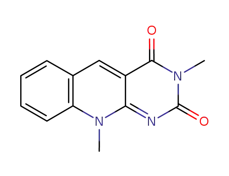 Molecular Structure of 38559-35-2 (3,10-dimethyl-5-deazaisoalloxazine)
