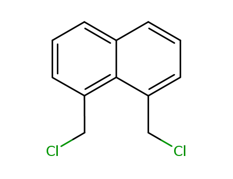 Molecular Structure of 50585-29-0 (1,8-Bis(chloromethyl)naphthalene)