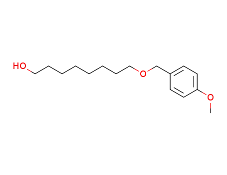 Molecular Structure of 162843-88-1 (8-((4-methoxybenzyl)oxy)octan-1-ol)