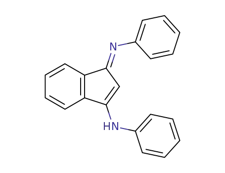 Molecular Structure of 103809-57-0 (3-anilino-inden-1-one-phenylimine)