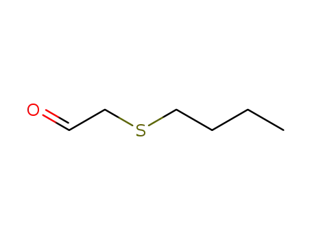 Molecular Structure of 22410-23-7 (Acetaldehyde, (butylthio)-)