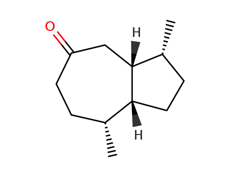 (+/-)-3<i>t</i>,8<i>t</i>-dimethyl-(3a<i>r</i>,8a<i>c</i>)-octahydro-azulen-5-one