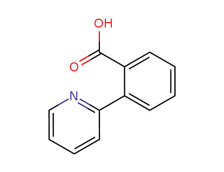 Molecular Structure of 13764-20-0 (Benzoic acid, 2-(2-pyridinyl)-)