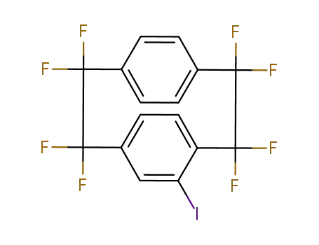 Molecular Structure of 257863-40-4 (4-iodo-1,1,2,2,9,9,10,10-octafluoro[2.2]paracyclophane)