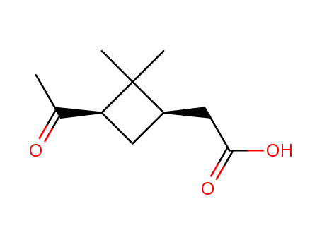 [(1R,3S)-2,2-Dimethyl-3-acetylcyclobutyl]acetic acid