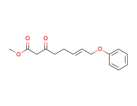 Molecular Structure of 75983-90-3 (methyl (E)-3-oxo-8-phenoxy-6-octenoate)