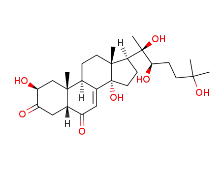 Molecular Structure of 52094-73-2 (3-Dehydro-2O-hydroxyecdyson)