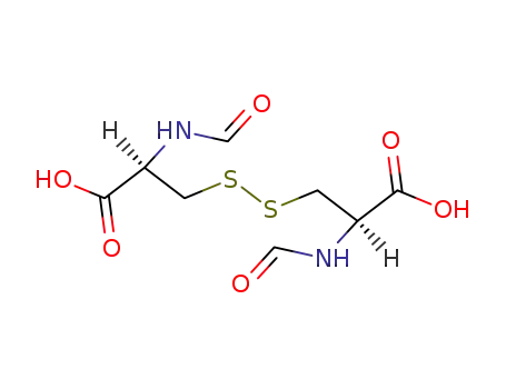 Molecular Structure of 29581-98-4 (N,N'-Diformyl-L-cystine)