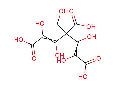 4-Carboxy-2.3.5.6-tetrahydroxy-4-hydroxymethyl-hepta-2,5-dien-disaeure