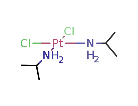 Molecular Structure of 44983-28-0 (Cis-Dichlorobis(isopropylamine)Platinum(II))