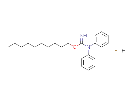 2-decyl-1,1-diphenyl-isourea; hydrofluoride