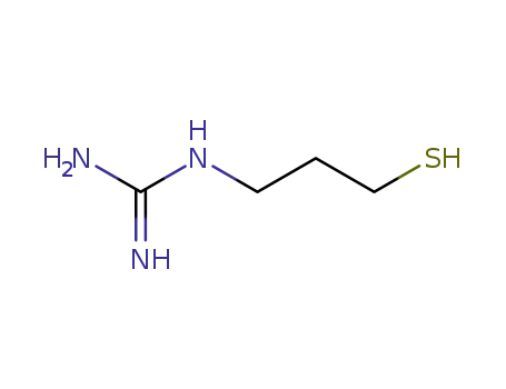 Molecular Structure of 2458-59-5 (2-(3-sulfanylpropyl)guanidine)