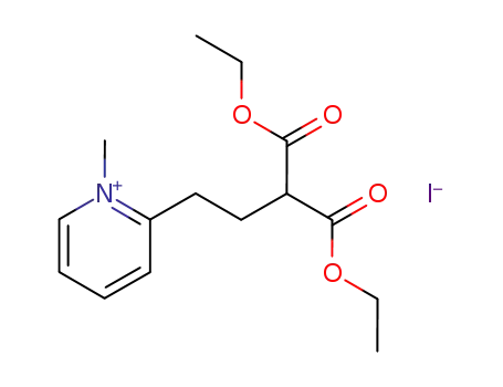 2-<3,3-bis(ethoxycarbonyl)propyl>pyridine methiodide