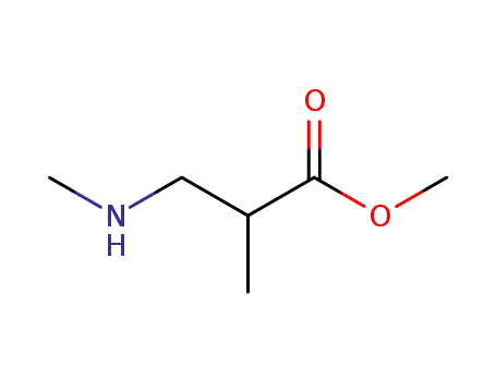 Molecular Structure of 21388-25-0 (3-Methylamino-2-methylpropionic acid methyl ester)