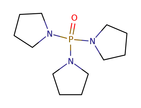 Molecular Structure of 6415-07-2 (Tris(pyrrolidinophosphine) oxide)
