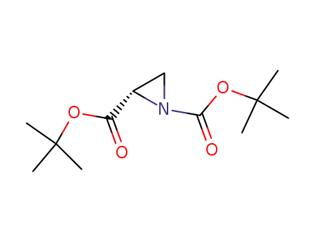 Molecular Structure of 178602-42-1 ((S)-di-tert-butyl aziridine-1,2-dicarboxylate)