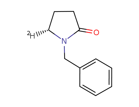 Molecular Structure of 102608-50-4 ((5R)-<5-(2)H1>-1-benzylpyrrolidin-2-one)
