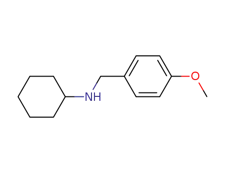 Molecular Structure of 63674-11-3 (N-[(4-methoxyphenyl)methyl]cyclohexanamine)