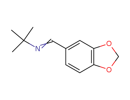 Molecular Structure of 396717-28-5 (N-(benzo[1,3]dioxol-5-ylmethylene)-tert-butylamine)