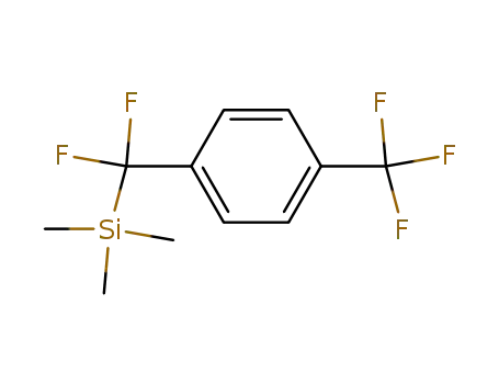 Molecular Structure of 149194-32-1 (α-trimethylsilyl-α,α,α',α'-pentafluoroxylene)