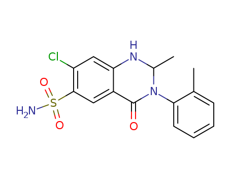 6-Quinazolinesulfonamide,7-chloro-1,2,3,4-tetrahydro-2-methyl-3-(2-methylphenyl)-4-oxo-