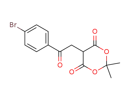 1,3-Dioxane-4,6-dione, 5-[2-(4-bromophenyl)-2-oxoethyl]-2,2-dimethyl-
