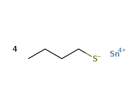 Molecular Structure of 30383-06-3 (1-Butanethiol, tin salt)