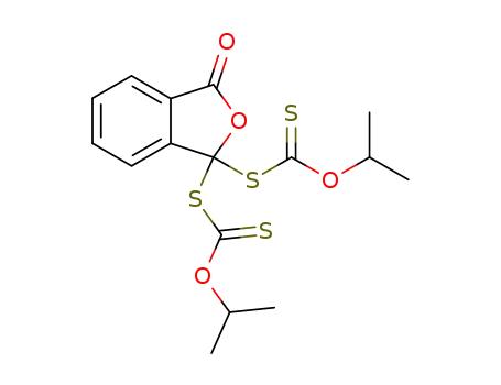 Molecular Structure of 93097-85-9 (di-O-isopropyl-S,S-phthaloyl dixanthate (unsymmetrical))