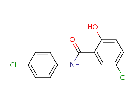 Molecular Structure of 1147-98-4 (5-chloro-N-(4-chlorophenyl)-2-hydroxy-benzamide)