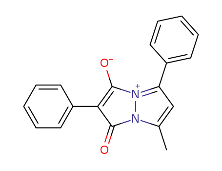 anhydro-2,5-diphenyl-1-hydroxy-7-methyl-3-oxopyrazolo<1,2-a>pyrazolium hydroxide