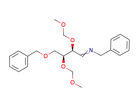 Benzyl-[(2S,3S)-4-benzyloxy-2,3-bis-methoxymethoxy-but-(E)-ylidene]-amine