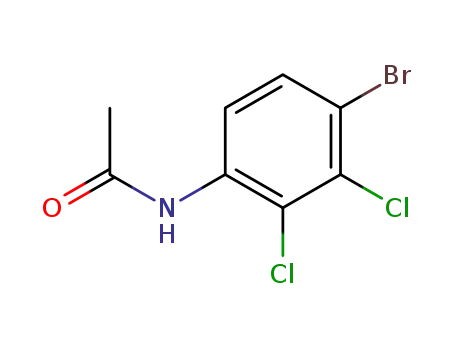 Molecular Structure of 113571-16-7 (4-Bromo-2,3-dichloroacetanilide)